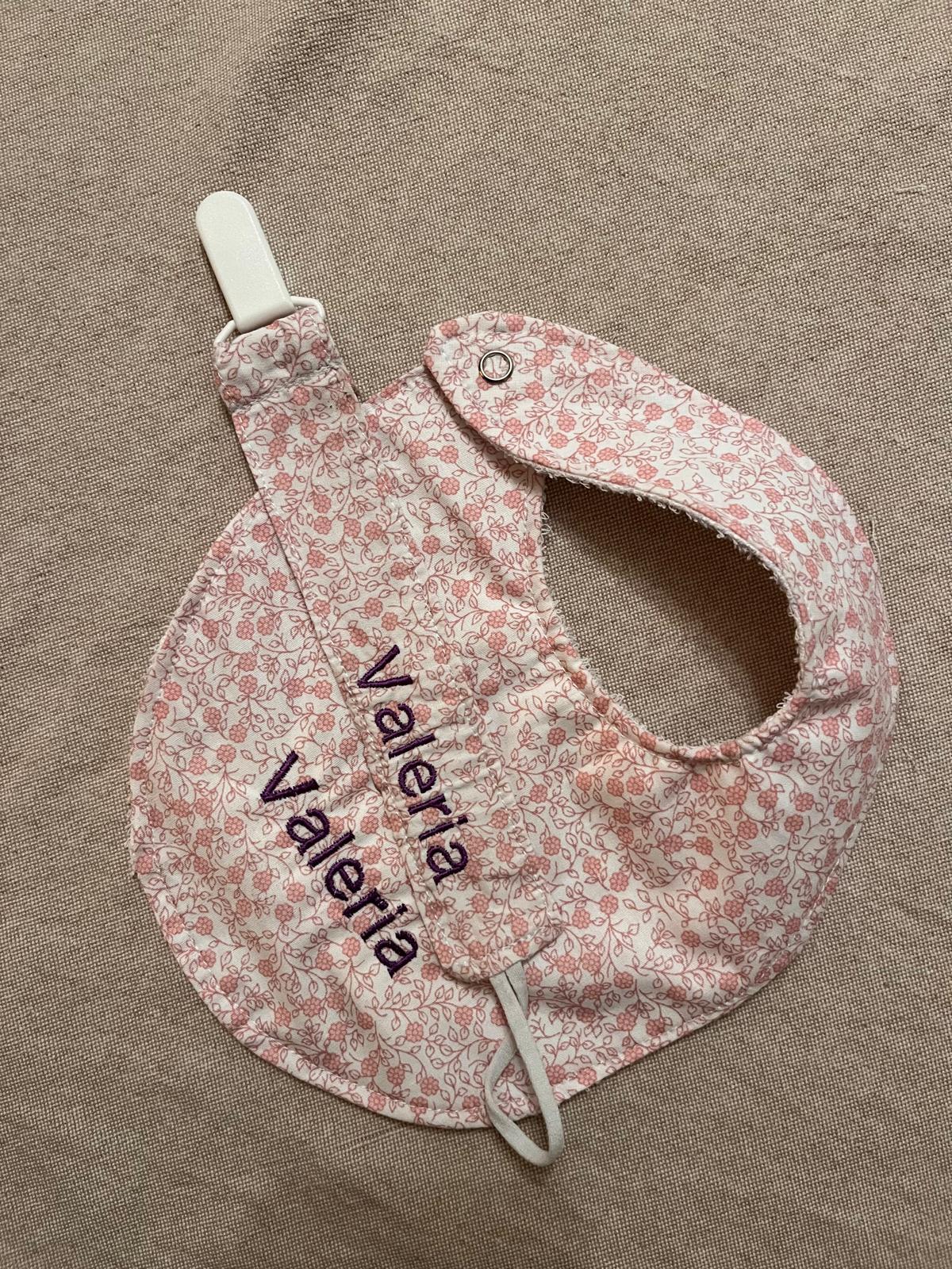 Babero de algodón personalizable